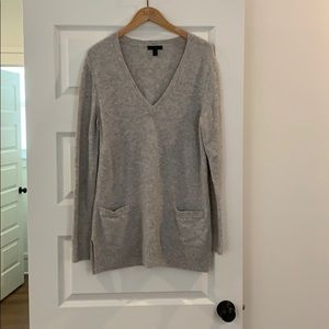 J Crew grew tunic v-neck sweater